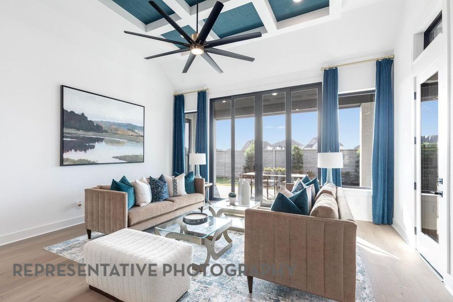 Furnished interior view inside a new home in Grange, Katy (Image 4).
