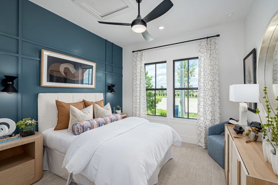 Representative furnished interior of a home built from the Fairway by Landon Homes in Fields - Brookside North, Frisco (Image 20). Representative furnished interior of a home built from the Fairway by Landon Homes in Fields - Brookside North, Frisco (Image 20).