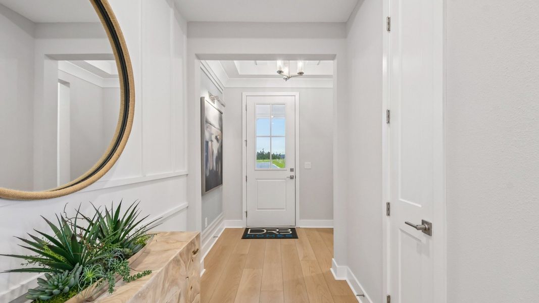 Representative furnished interior of a home built from the Marigold by DRB Homes in Ardisia Park, New Smyrna Beach (Image 8).