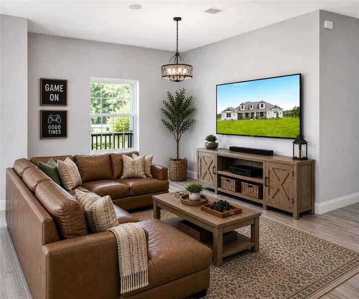Furnished interior view inside a new home in , Brooksville (Image 8).