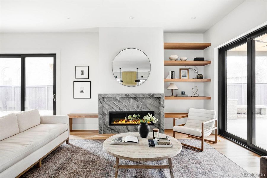 Furnished interior view inside a new home in , Denver (Image 12).