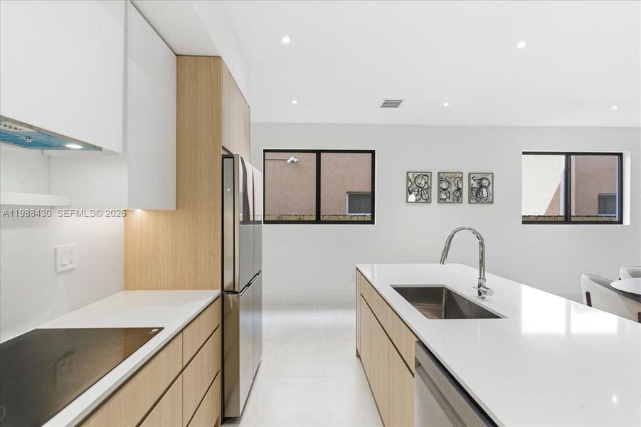 Furnished interior view inside a new home in , Miami (Image 3). Furnished interior view inside a new home in , Miami (Image 3).