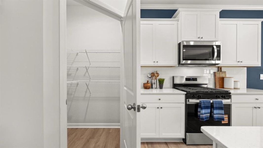 Furnished interior view inside a new home in Braselton Village, Braselton (Image 26). Furnished interior view inside a new home in Braselton Village, Braselton (Image 26).