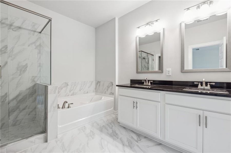 Furnished interior view inside a new home in The Park at Gainesville Township, Gainesville (Image 10).