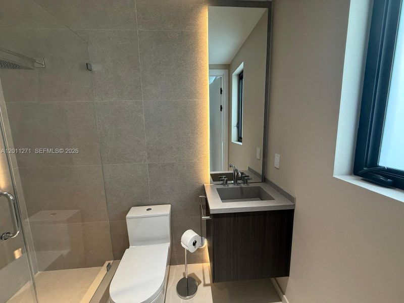 Furnished interior view inside a new home in , Miami (Image 16).