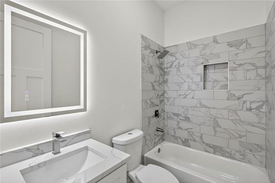 Furnished interior view inside a new home in , Douglasville (Image 15).