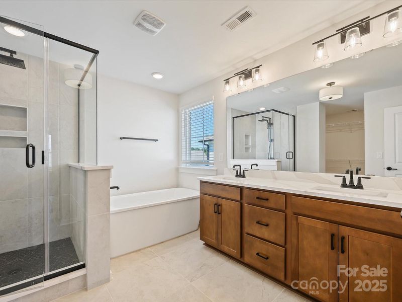 Furnished interior view inside a new home in The River District - Pioneer Collection, Charlotte (Image 7).