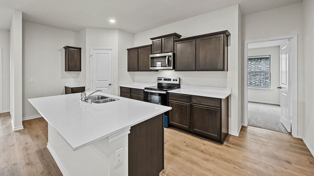 Furnished interior view inside a new home in Forestbrook Estates, Paris (Image 3).