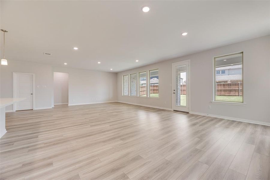 Spacious, unfurnished interior of a new home in Valencia On The Lake, Little Elm (Image 23).