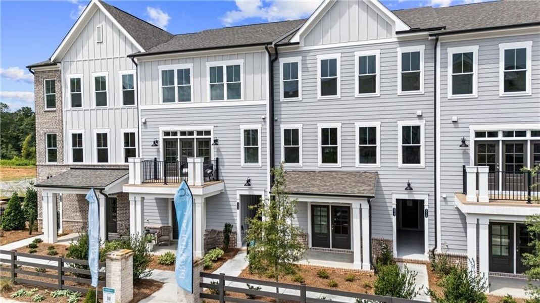 Front view of the condo units