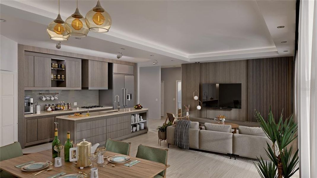 Furnished interior view inside a new home in , Port Charlotte (Image 9).