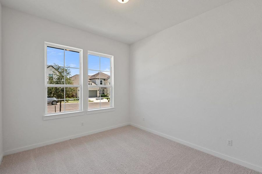 Spacious, unfurnished interior of a new home in Capitol Collection at Lariat, Liberty Hill (Image 19). Spacious, unfurnished interior of a new home in Capitol Collection at Lariat, Liberty Hill (Image 19).