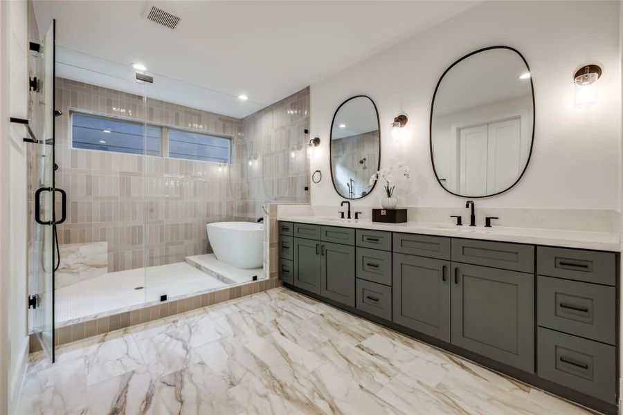 Furnished interior view inside a new home in , Houston (Image 32).