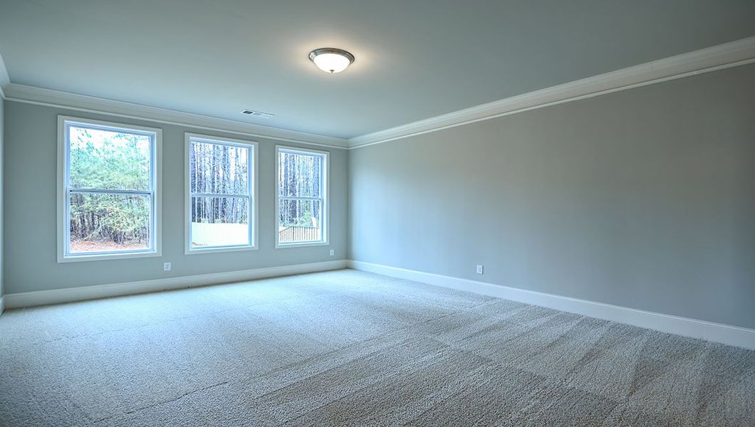 Spacious, unfurnished interior of a new home in Thalley Creek Estates, Cumming (Image 18). Spacious, unfurnished interior of a new home in Thalley Creek Estates, Cumming (Image 18).