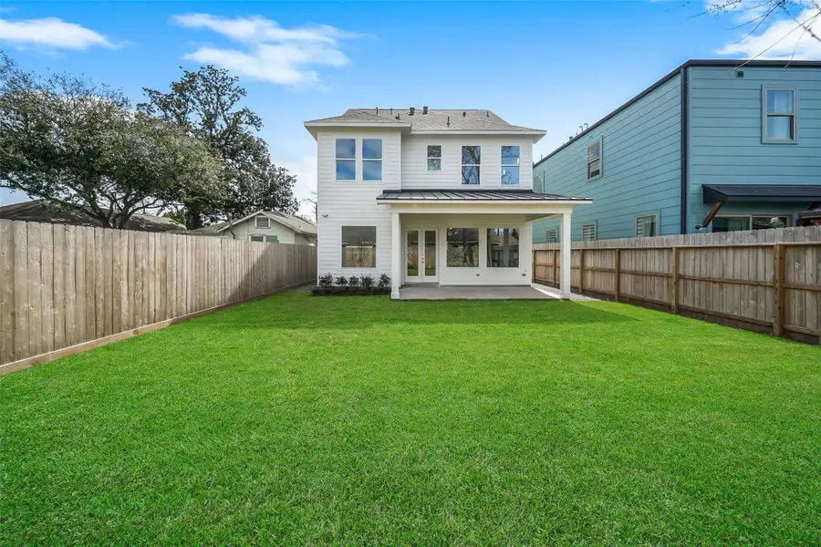 Exterior details and patio area of a home in , Houston (Image 3).