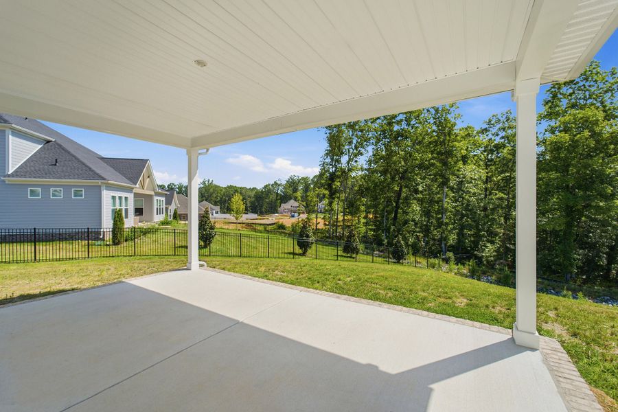 Exterior details and patio area of a home in Brush Creek, Fairview (Image 29). Exterior details and patio area of a home in Brush Creek, Fairview (Image 29).