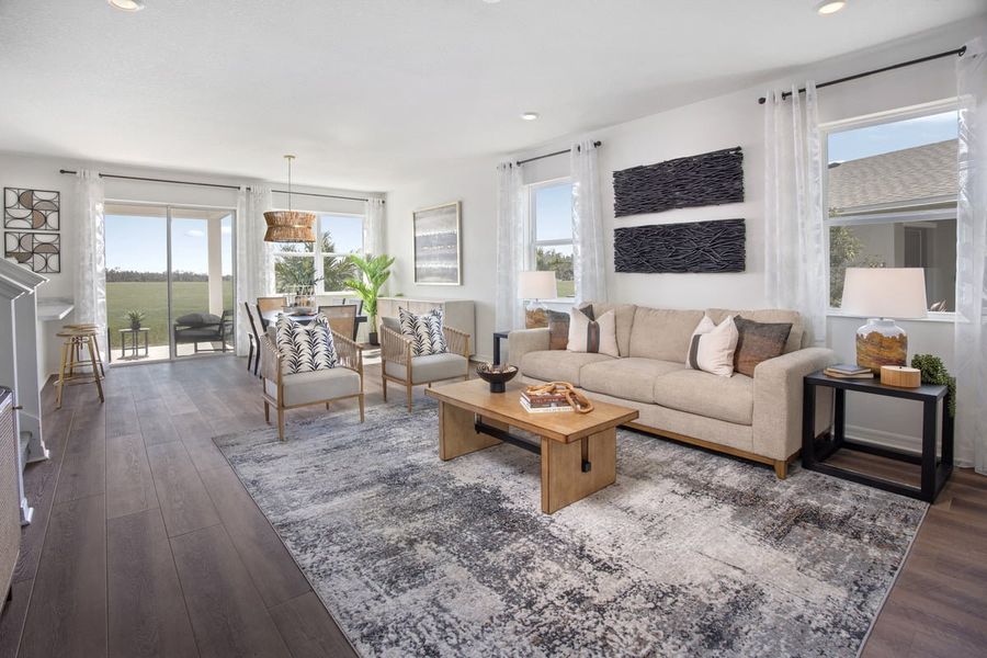 Representative furnished interior of a home built from the Plan 2107 by KB Home in Pepper Grove I, Palmetto (Image 5).