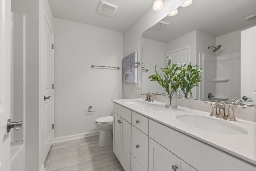 Representative furnished interior of a home built from the Scarlett by Pulte Homes in Saunders Farm, Fuquay Varina (Image 17).