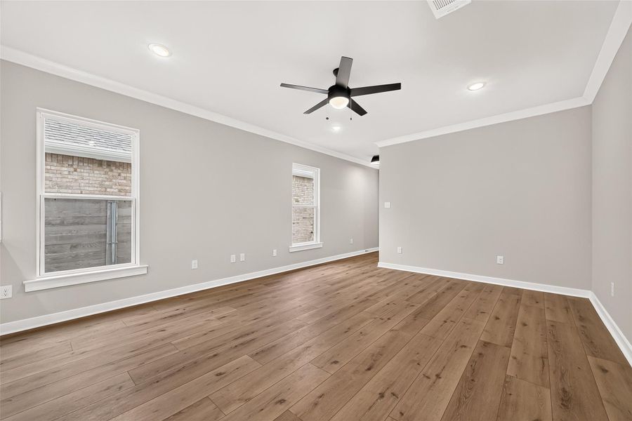 Spacious, unfurnished interior of a new home in Two Step Farm, Montgomery (Image 16). Spacious, unfurnished interior of a new home in Two Step Farm, Montgomery (Image 16).