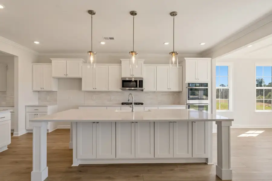 Furnished interior view inside a new home in Ridgecrest at Midway, Anderson (Image 6).
