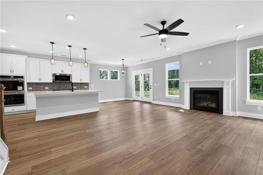Spacious, unfurnished interior of a new home in , Loganville (Image 43). Spacious, unfurnished interior of a new home in , Loganville (Image 43).