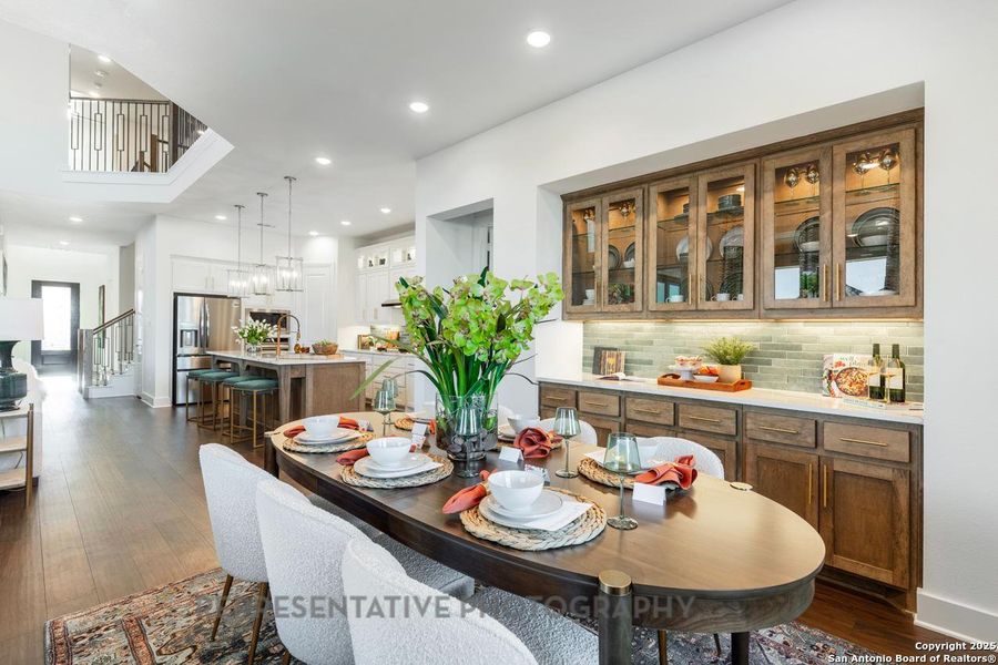 Furnished interior view inside a new home in The Ranches at Creekside, Boerne (Image 26). Furnished interior view inside a new home in The Ranches at Creekside, Boerne (Image 26).