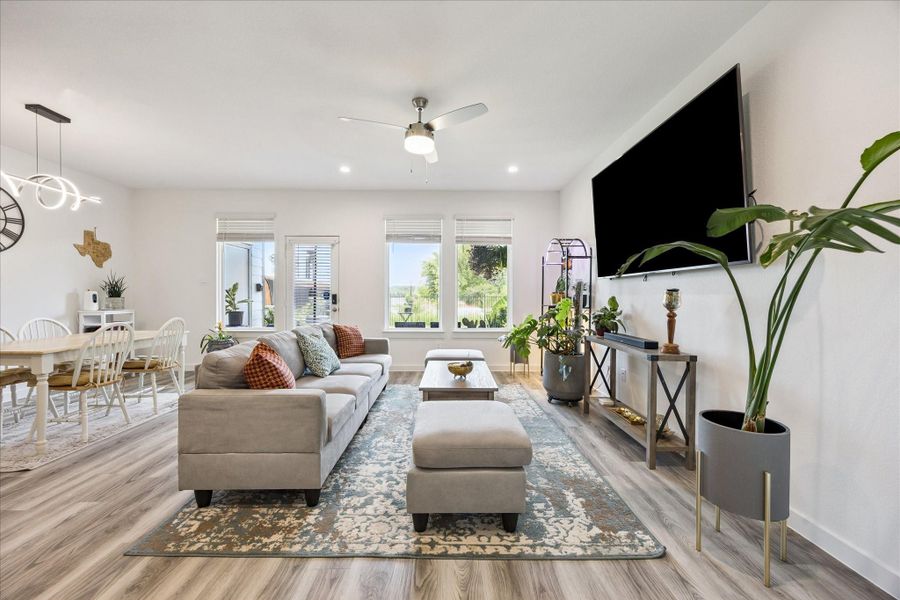 Furnished interior view inside a new home in City Gate North, Houston (Image 8).