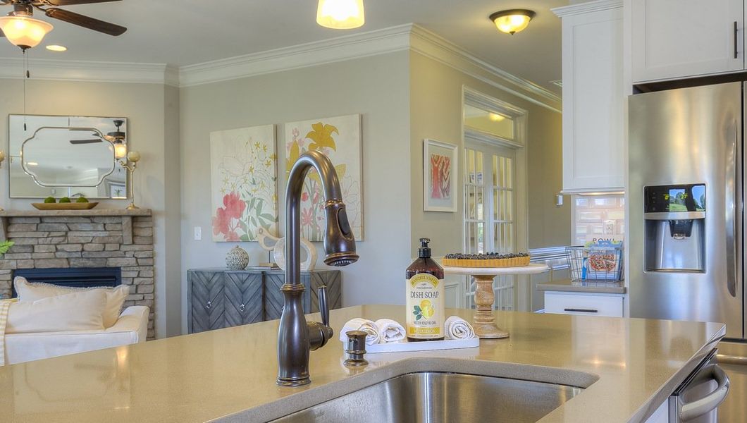 Representative furnished interior of a home built from the Clifton by D.R. Horton in Reserve at Tap Root Farms, Fletcher (Image 16).