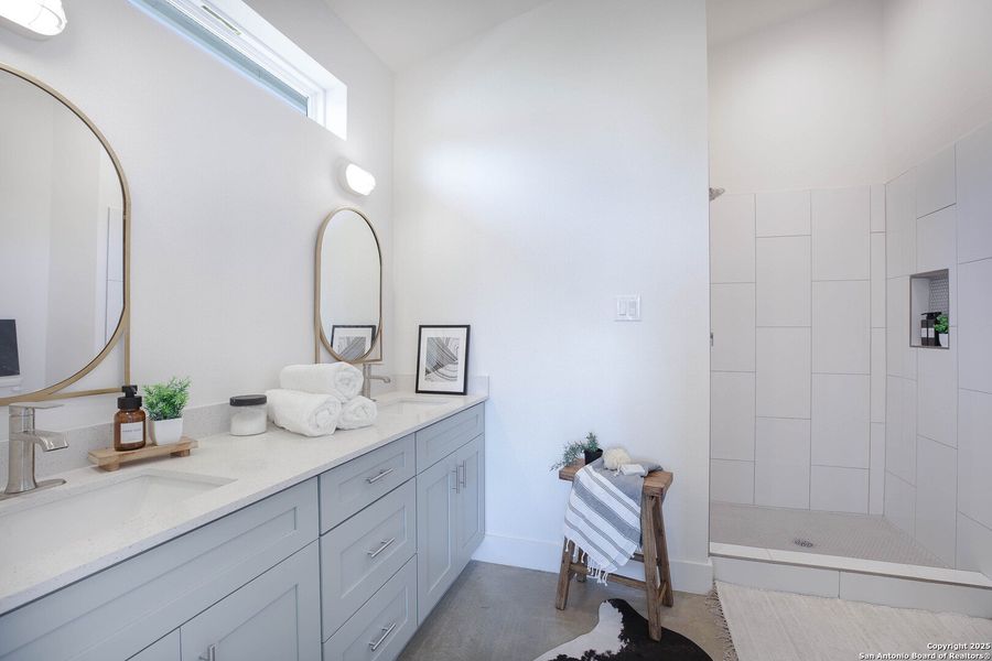 Furnished interior view inside a new home in , San Antonio (Image 43). Furnished interior view inside a new home in , San Antonio (Image 43).