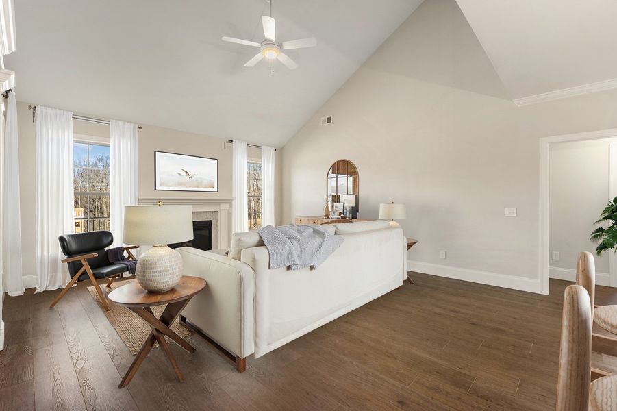 Representative furnished interior of a home built from the Byrnes II - Elite Collection by Mungo Homes in Suter Estates, Easley (Image 7).