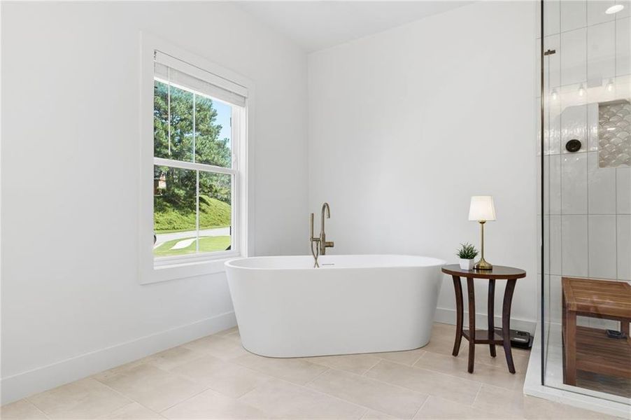 Furnished interior view inside a new home in , Cumming (Image 42).