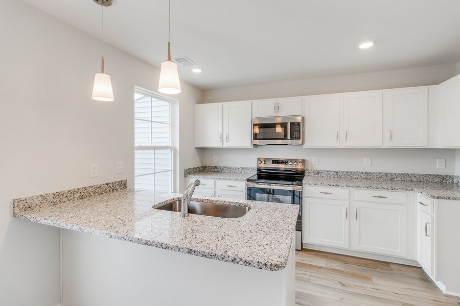 Furnished interior view inside a new home in Astoria, Columbia (Image 6).