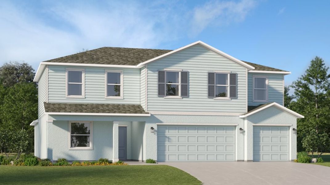 A traditional-inspired exterior A traditional-inspired exterior