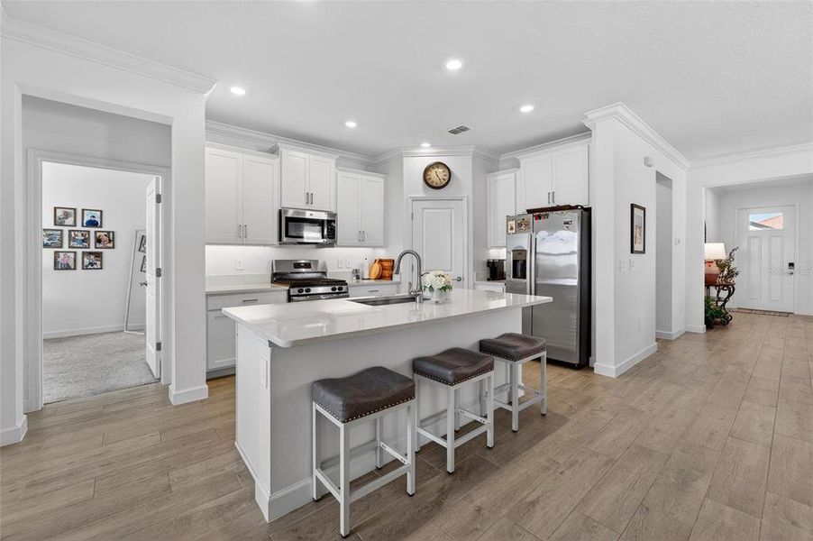 Furnished interior view inside a new home in Southshore Bay Active Adult, Wimauma (Image 56).