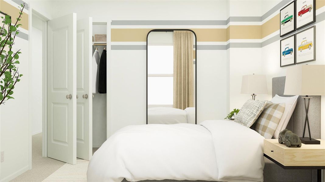 Furnished interior view inside a new home in Sila, Huffman (Image 10).