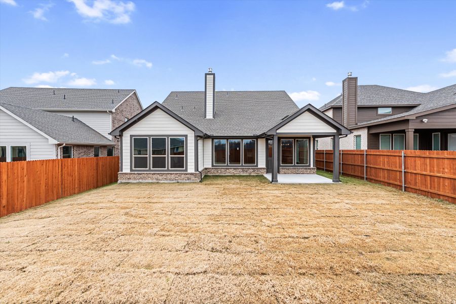 Exterior details and patio area of a home in Northstar, Haslet (Image 25). Exterior details and patio area of a home in Northstar, Haslet (Image 25).