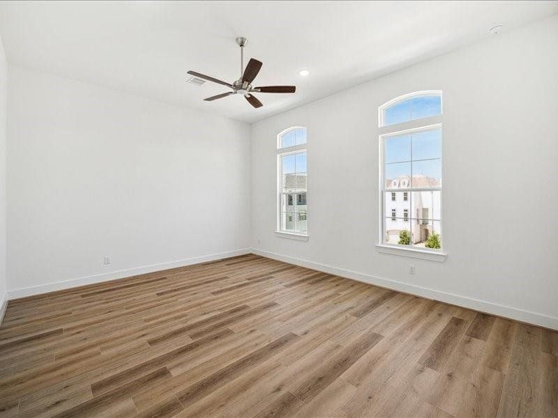 all bedroom floors finished with high end vinyl flooring