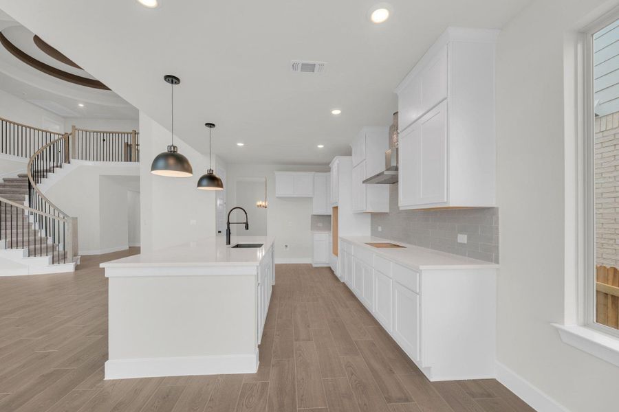 Furnished interior view inside a new home in Santa Rita Ranch, Liberty Hill (Image 11).