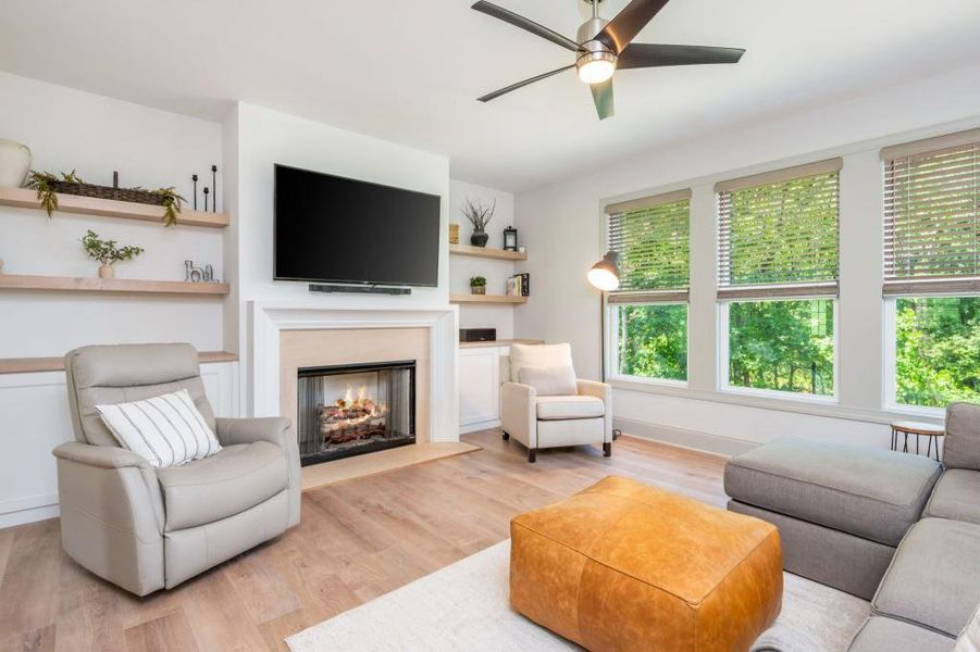 Furnished interior view inside a new home in Liberty Springs, Woodstock (Image 10).