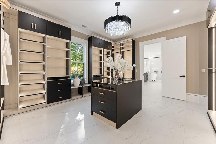 Furnished interior view inside a new home in , Monroe (Image 8).