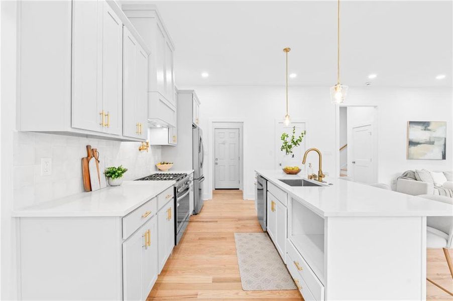 Furnished interior view inside a new home in , Atlanta (Image 18). Furnished interior view inside a new home in , Atlanta (Image 18).