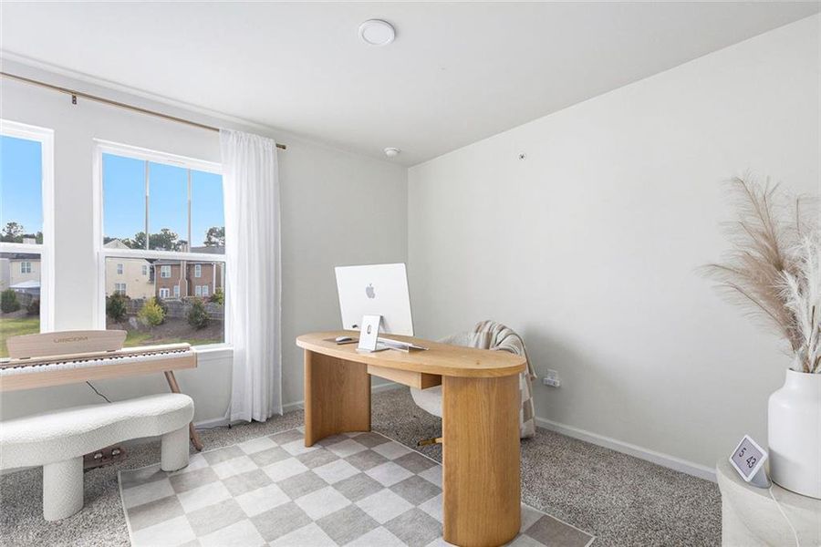 Furnished interior view inside a new home in Terrace at Riverview Landing, Mableton (Image 13).