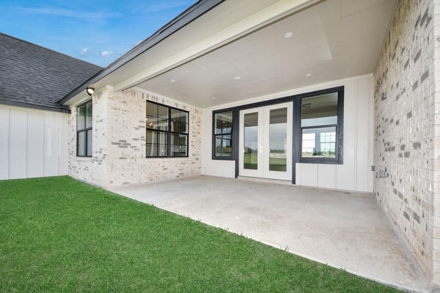 Exterior details and patio area of a home in , Sealy (Image 20). Exterior details and patio area of a home in , Sealy (Image 20).