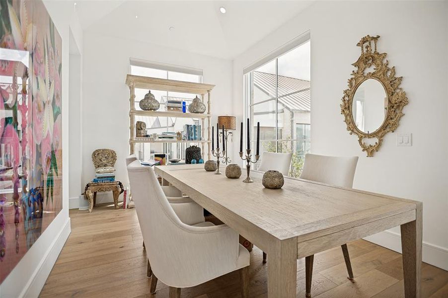 Furnished interior view inside a new home in The Residences, Irving (Image 30).