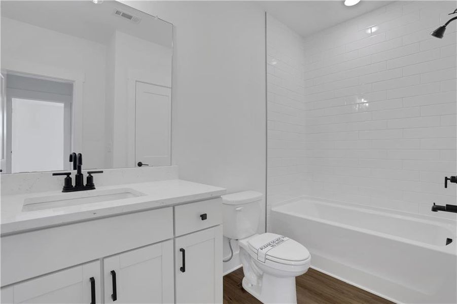 Furnished interior view inside a new home in Twin Lakes, Hoschton (Image 15). Furnished interior view inside a new home in Twin Lakes, Hoschton (Image 15).