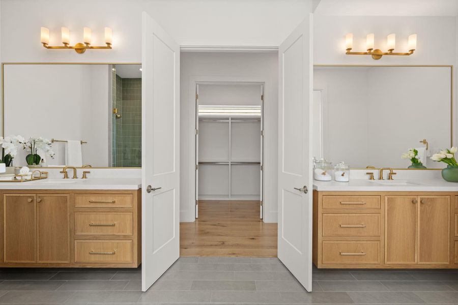 Furnished interior view inside a new home in , Houston (Image 4).