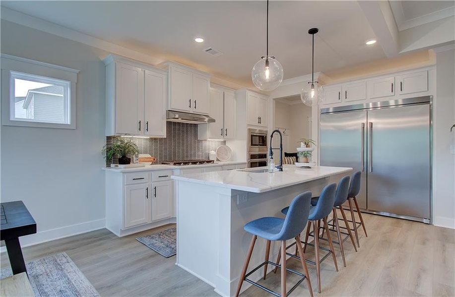Furnished interior view inside a new home in Rosewood Lake Estates, Hoschton (Image 44).