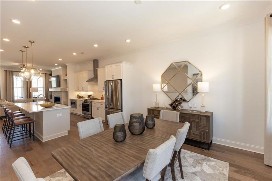 Furnished interior view inside a new home in Waterside Condos, Peachtree Corners (Image 15).
