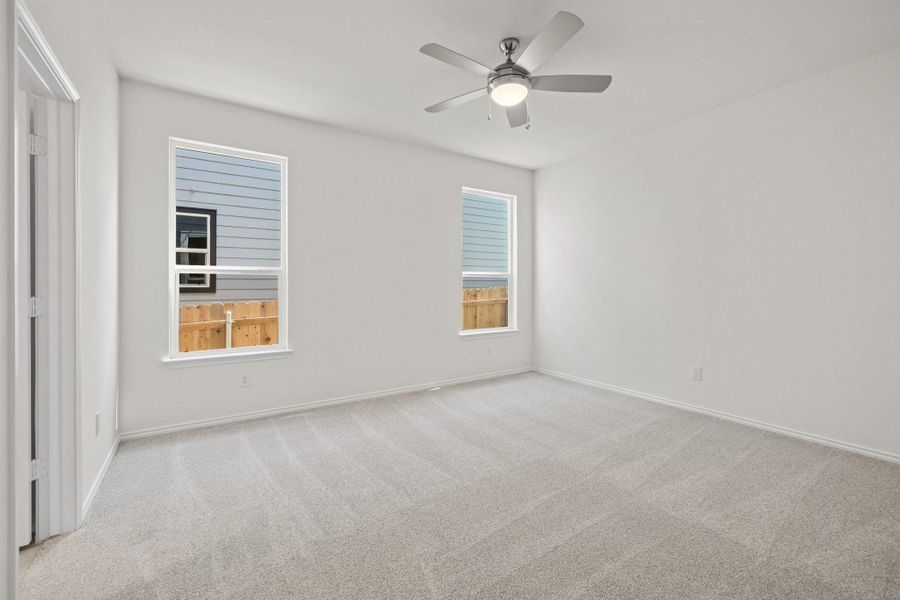 Spacious, unfurnished interior of a new home in Sonterra - Cool Water, Jarrell (Image 16).