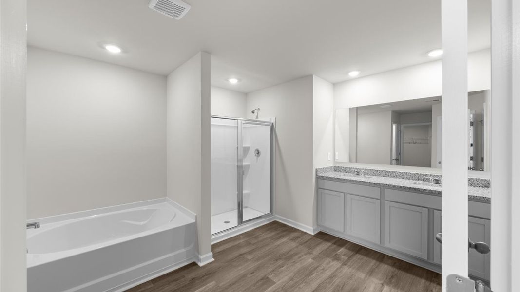 Furnished interior view inside a new home in Laurel Park Townhomes, Hephzibah (Image 10).